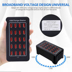 20-Port Desktop USB Charging Station - 100W Multi-Function Smart Charger - Image 7
