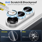 for Samsung Galaxy Z Fold 7 Camera Lens Protector, Individual Metal Ring - Image 3