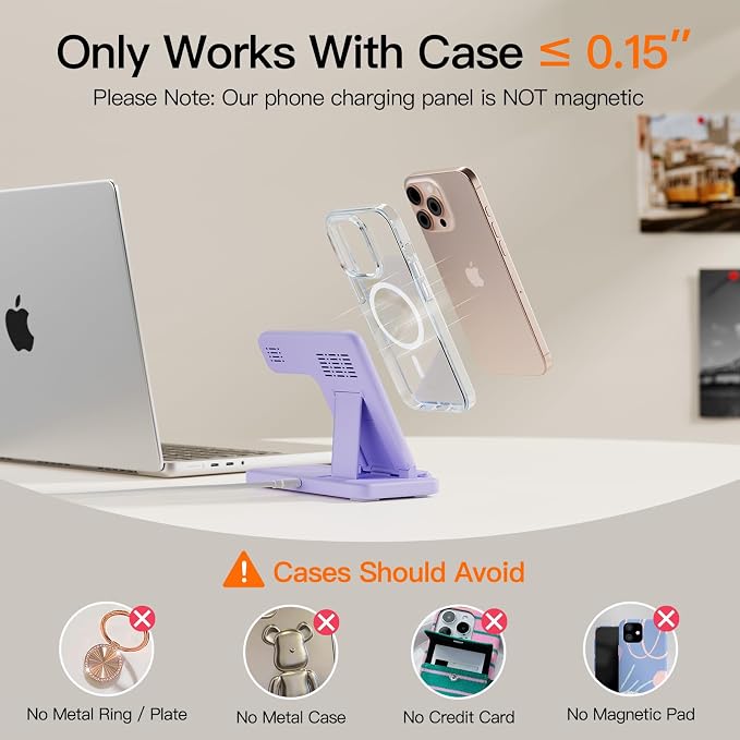 2025 3 in 1 Wireless Charger for iPhone 16 15 14 13 12 11 XR 8, Apple Charging - Image 7