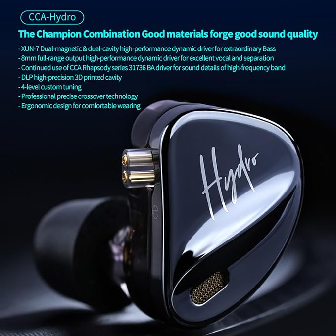 CCA Hydro in Ear Monitor Headphones - Image 2