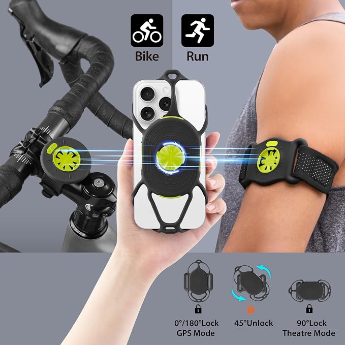 BONE Run + Bike Tie Connect Kit 2 Magnetic, 2-in-1 Magnetic Running & Bike - Image 3