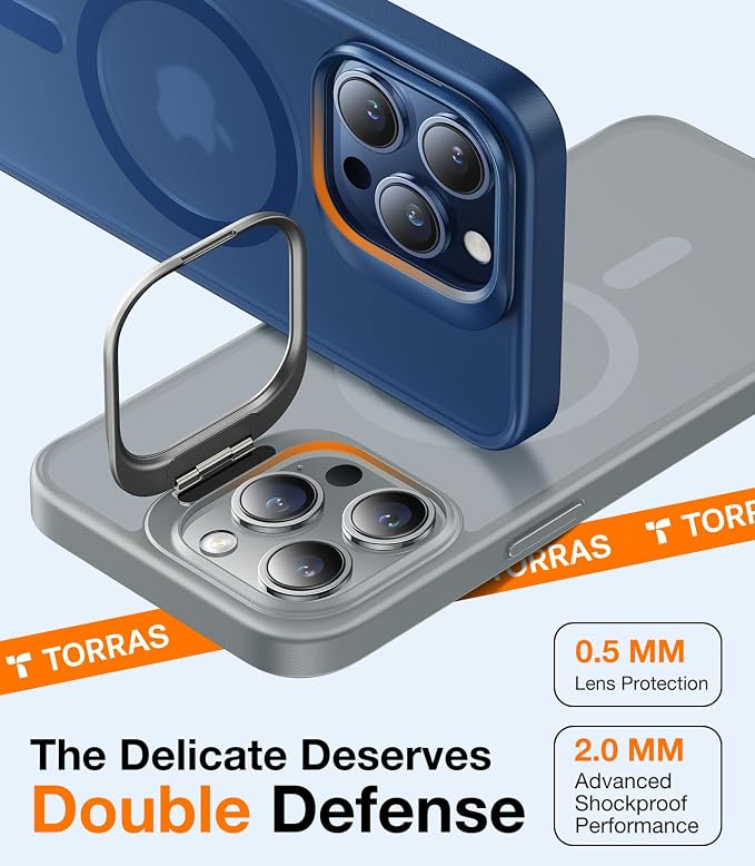 TORRAS Magnetic for iPhone 15 Pro Case, Compatible - Image 8