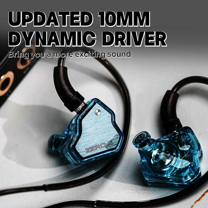 Linsoul 7Hz x Crinacle Zero:2 in Ear Monitor, Updated 10mm Dynamic Driver IEM - Image 3