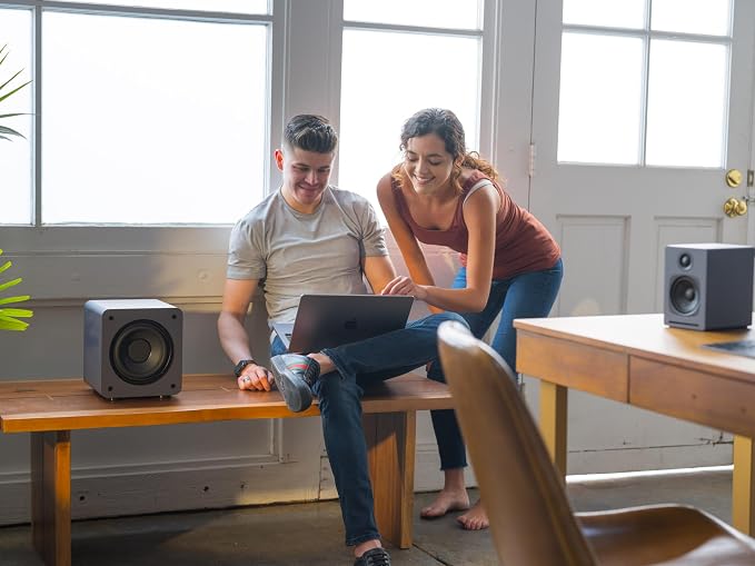 Audioengine S6 210W Compact Powered Mini Subwoofer- Powerful Bass in a Small - Image 7