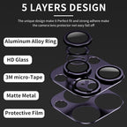 Camera Lens Protector for iPhone 14 Pro/iPhone 14 Pro Max, Alloy Metal Camera - Image 3