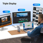 ACASIS USB C Docking Station Dual Monitor, 16-in-1 Laptpop Docking Station - Image 7
