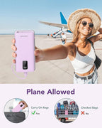 charmast Portable Charger with Built-in Cables & Wall Plug, 10000mAh Portable - Image 8