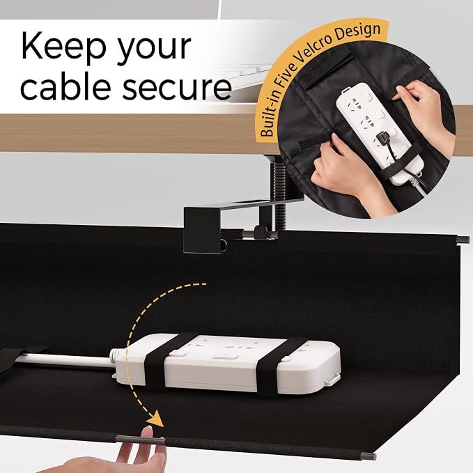 Under Desk Cable Management Tray 39.7" - Image 4