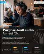 TREBLAB U5 Active Noise Cancelling Headphones Over-Ear, Wireless Bluetooth 5.3 - Image 11