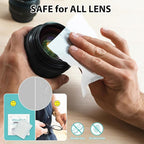 200 Count Lens Wipes for Eyeglasses, Eyeglass Lens Cleaning Wipes Pre-moistened - Image 3