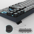 MageGee 75% Mechanical Gaming Keyboard, LED Backlit, 87 Keys Compact TKL Wired - Image 4