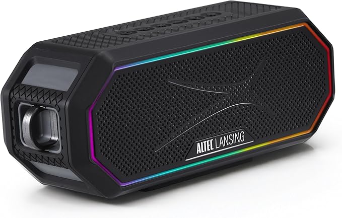 Altec Lansing Magnetic Bluetooth Speaker HYDRAJOLT 2.0, Waterproof IP67 by ALTEC