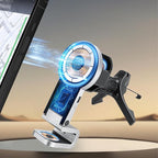 3 in 1 Wireless Car Charger, 15W Fast Charging Phone Holder Foldable Magnetic - Image 7