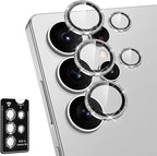 for Samsung Galaxy S25 Ultra Camera Lens Protector, Individual Metal Ring by Btscase