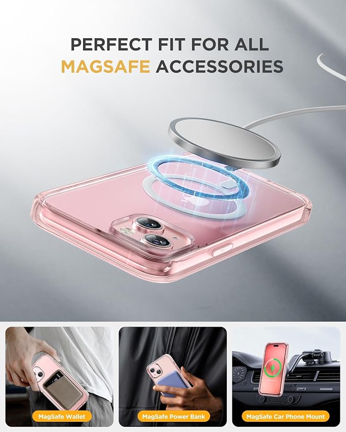 Miracase Glass Series for iPhone 15 Case Full-Body Magnetic Case - Image 4