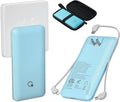 Q 10000mAh Power Bank, Slim Portable Charger, 4 Output External Battery Pack by BrandQ