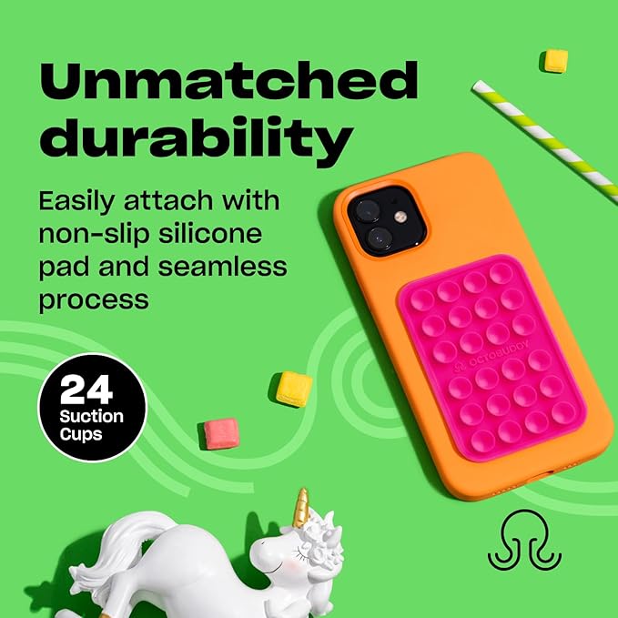 Classic - Silicone Suction Phone Case Adhesive Mount - Hands-Free, Strong Grip - Image 4