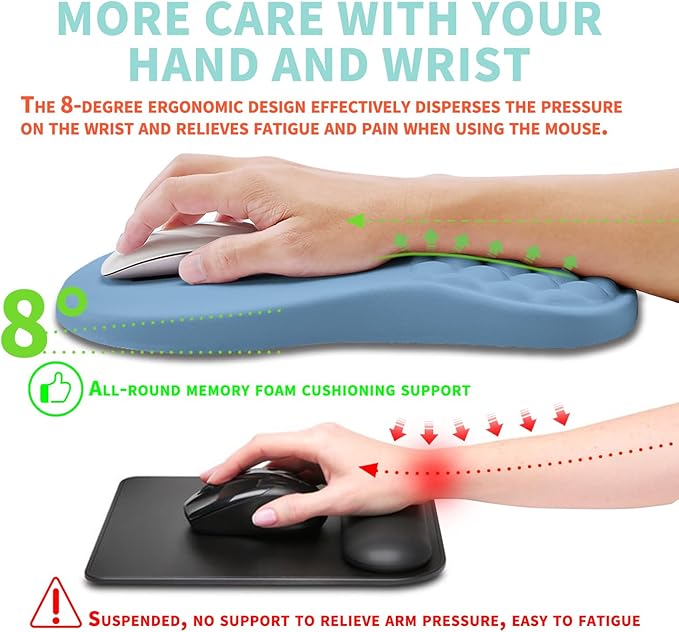 Ergonomic Mouse Pad Wrist Support - Image 4