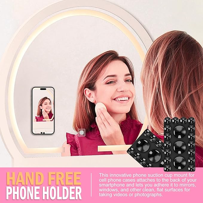 2024 Upgrade 2PCS Silicone Suction Cup Phone Case Adhesive Mount, Adhesive Grip - Image 5