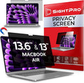 Magnetic Privacy Screen for MacBook Air 13 & 13.6 Inch Removable Laptop Privacy by SightPro