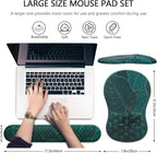 Mouse Pad Wrist Support, Laokiiy 2 in1 Keyboard Wrist Rest+ Ergonomic Mouse Pad - Image 5