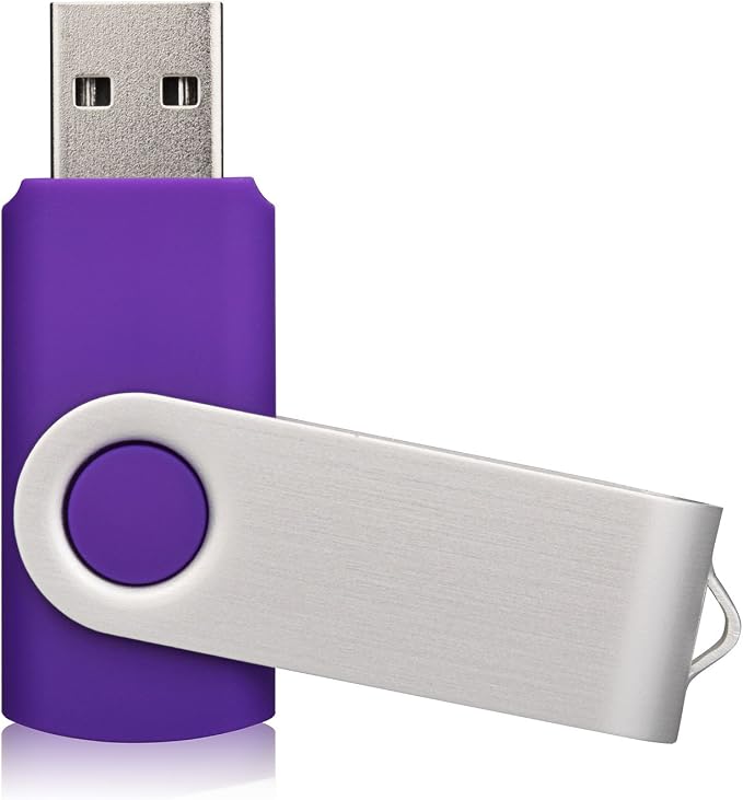 10 Pack 8GB USB Flah Drive USB 2.0 Pen Drive-Purple - Image 3