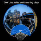 200° Fisheye Lens with 17mm Thread Universal Phone Lens Clip - Image 3