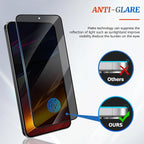 3 Pack Galaxy S24/S25 Privacy Anti spy Screen Protector, 9H Hardness Tempered - Image 4