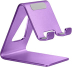 Cell Phone Stand, Phone Holder for Desk, Aluminum Desktop Phone Dock for iPhone by Aoviho