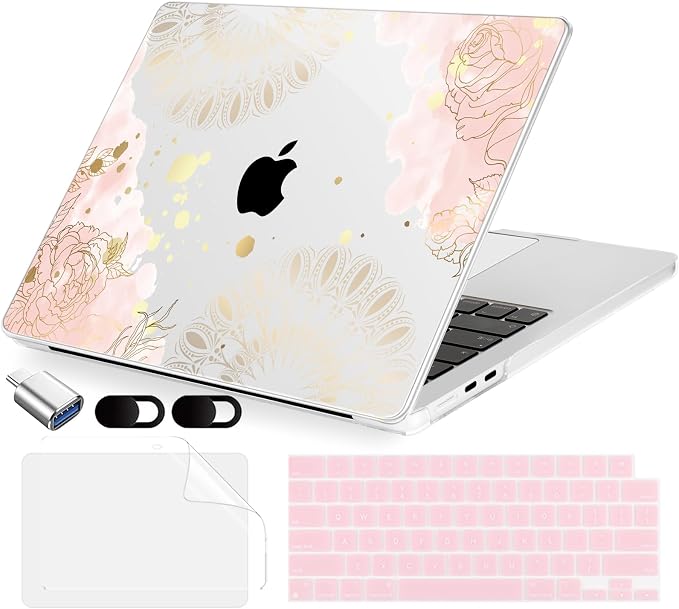 Compatible with MacBook Air 15 inch Case, M4 A3241/M3 A3114/M2 A2941, Hard Shell by MecBevia