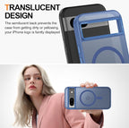 Magnetic for Google Pixel 8a Case, Shockproof Slim Translucent Matte Anti-Slip - Image 4