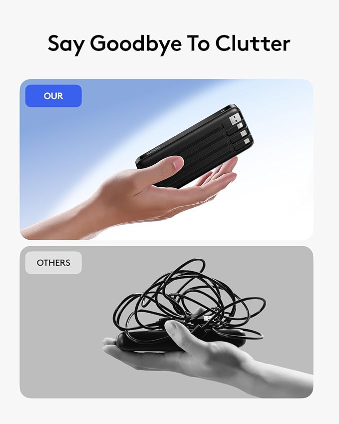 Portable Phone Charger, 10000mAh Portable Charger Power Bank - Image 3