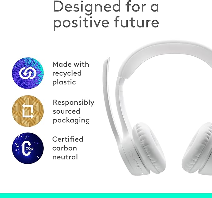 Logitech Zone 300 Wireless Bluetooth Headset - Image 7