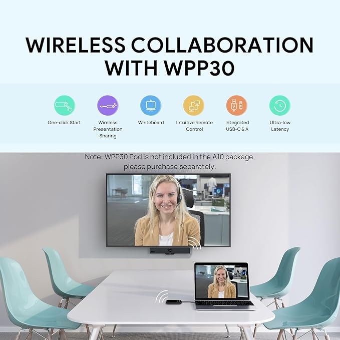 Yealink MeetingBar A10 Conference Room Webcam 4K 120° Wide Angle Camera - Image 7
