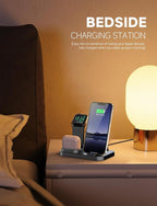 Wireless Charging Station 3 in 1 RJR Compatible - Image 2