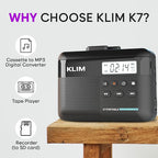 KLIM K7 Cassette Tape Player + Cassette to MP3 Converter + Portable Cassette - Image 2