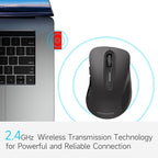 memzuoix 2.4G Wireless Mouse, 1400 DPI Computer Mice - Image 2