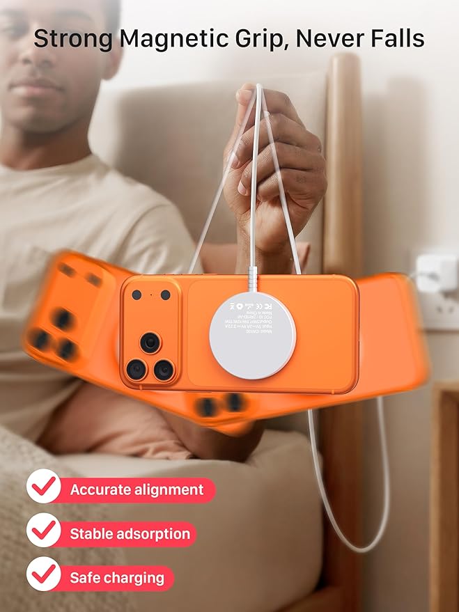 Magnetic Wireless Magsafe Charger iPhone: Charging Pad - Image 3