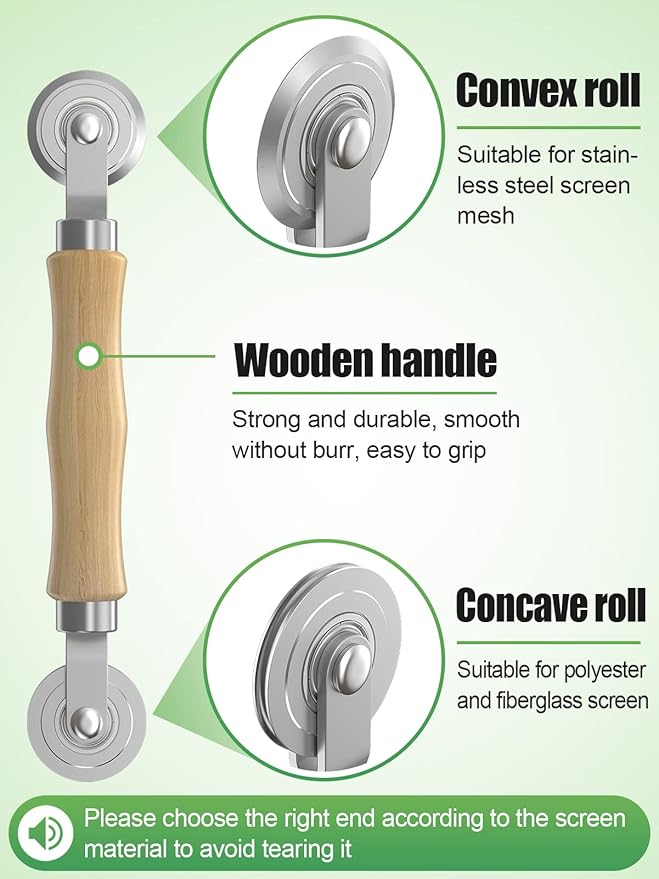 Screen Repair Kit - 3 in 1 Screen Tools Including Screen Roller Screen Spline - Image 3