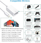 Lightning to USB Camera Adapter, Apple MFi Certified USB 3.0 OTG Dongle Cord - Image 7