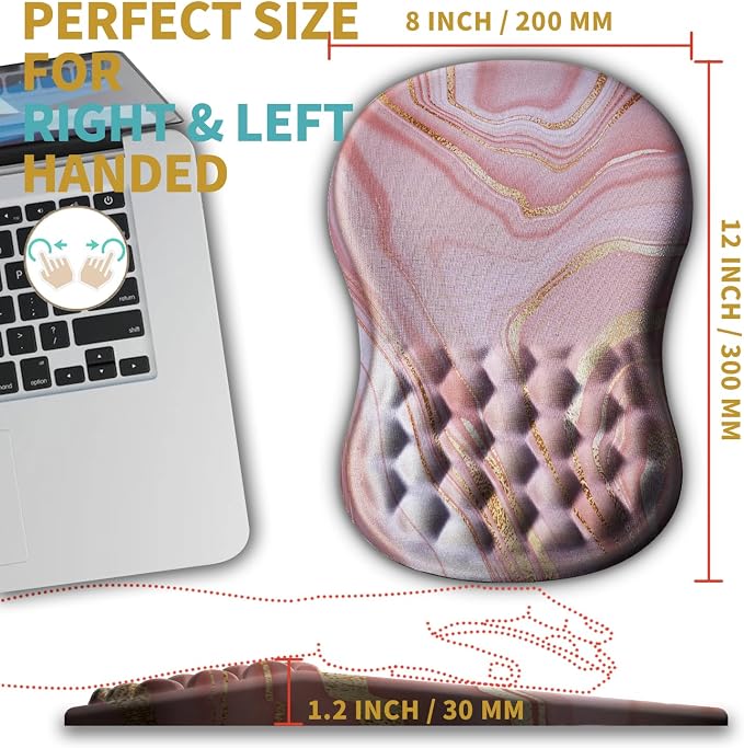 Hokafenle Ergonomic Mouse Pad Wrist Support - Image 4