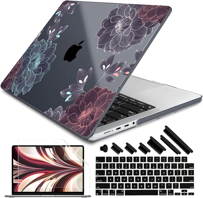 DONGKE for M4 MacBook Pro 16 Inch Case 2024 2023 2021 A3403 A3186 M3 A2991 M2 by DONGKE