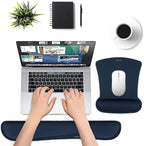 MOSISO Wrist Rest Support for Mouse Pad & Keyboard Set, Ergonomic Mousepad - Image 2