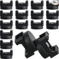 Yookeer 15 Pcs Magnetic Zip Tie Mount Base Black Magnetic Cable Clips Wire by Yookeer