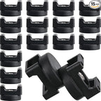 Yookeer 15 Pcs Magnetic Zip Tie Mount Base Black Magnetic Cable Clips Wire by Yookeer