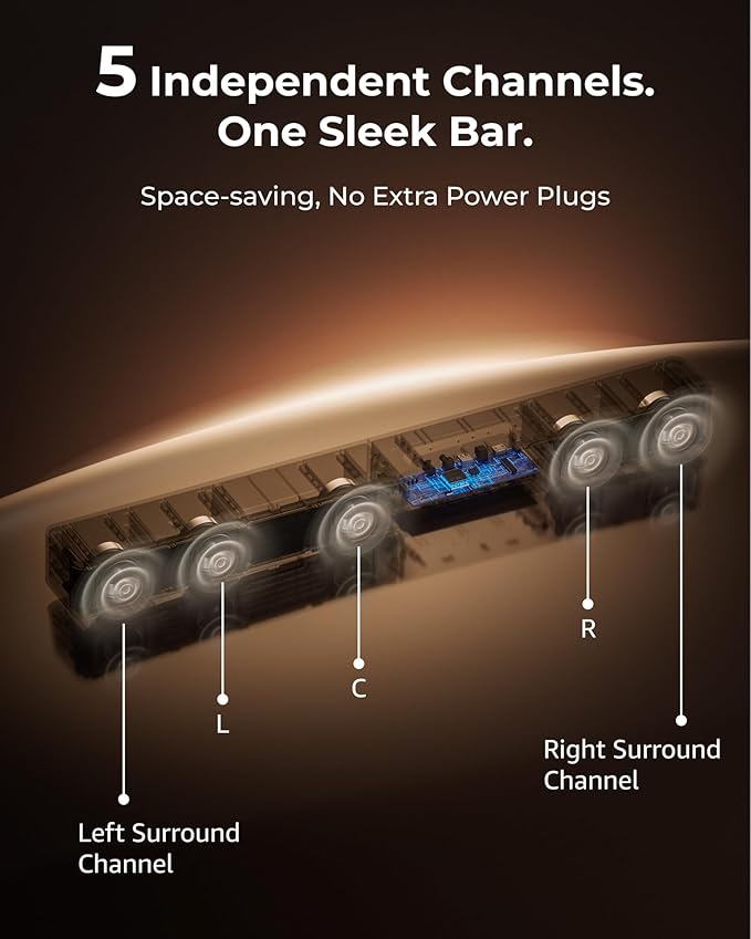 ULTIMEA 5.1CH Surround Sound Bar - Image 2