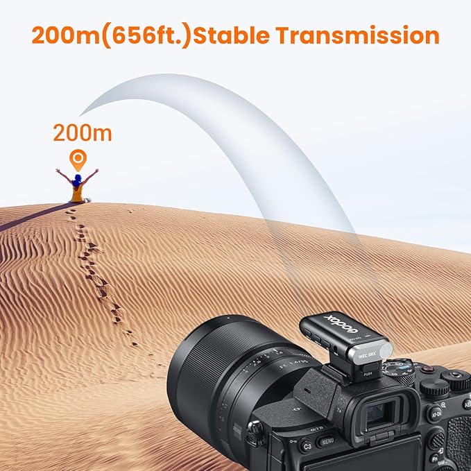 GODOX WEC KIT2 Wireless Microphone - Image 9