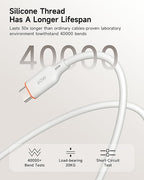 for Apple Watch Charger, 3-in-2 Silicone Multi Charging Cable Travel Fast - Image 8