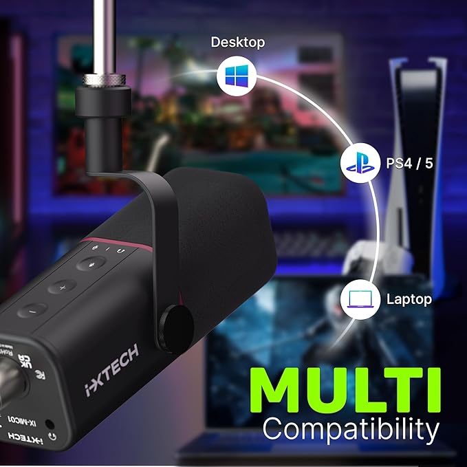 IXTECH Cardioid Dynamic Microphone - Image 4
