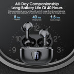 Wireless Earbuds, IP7 Waterproof in Ear Earphones, LED Display Ear Buds - Image 5
